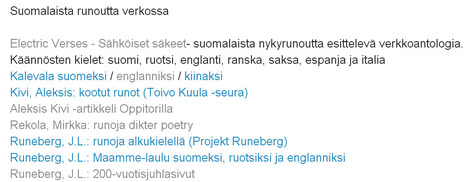 Suomalaista runoutta netissä | 1Uutiset - Lukemisen tähden | Scoop.it