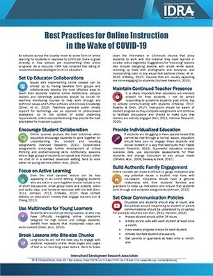 Best Practices for Online Instruction in the Wake of COVID-19 | Information and digital literacy in education via the digital path | Scoop.it