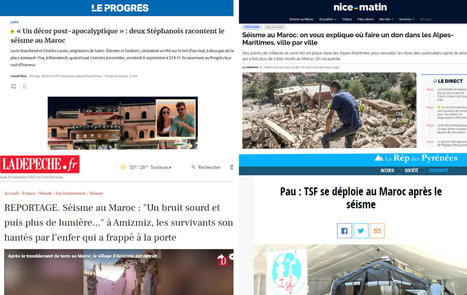 Séisme au Maroc: raconter un événement exceptionnel à l’étranger, le défi de la presse régionale | DocPresseESJ | Scoop.it