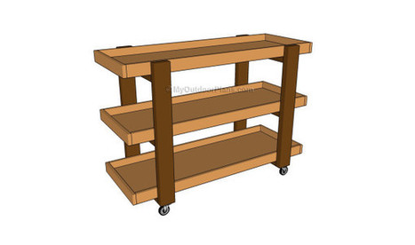 Storage Cart Plans | Free Outdoor Plans - DIY Shed, Wooden Playhouse, Bbq, Woodworking Projects | Home Repair | Scoop.it