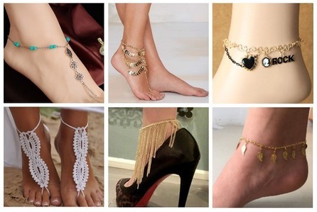 fashion anklets online shopping