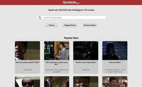 Quotacle, una base de datos con GIFs de las mejores escenas cinematográficas | Chismes varios | Scoop.it