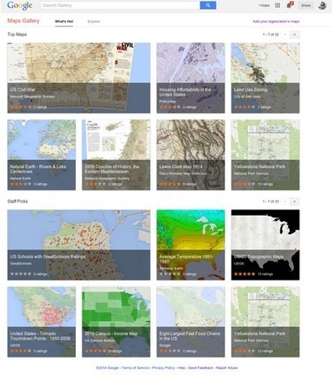 Lanzadas las galerías de mapas de Google para crear y acceder a mapas con contenidos de interés | Didactics and Technology in Education | Scoop.it