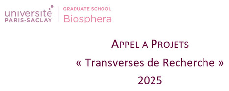Ouverture de l’AAP "Recherche transverse" de la GS Biosphera | Plant Sciences | Scoop.it