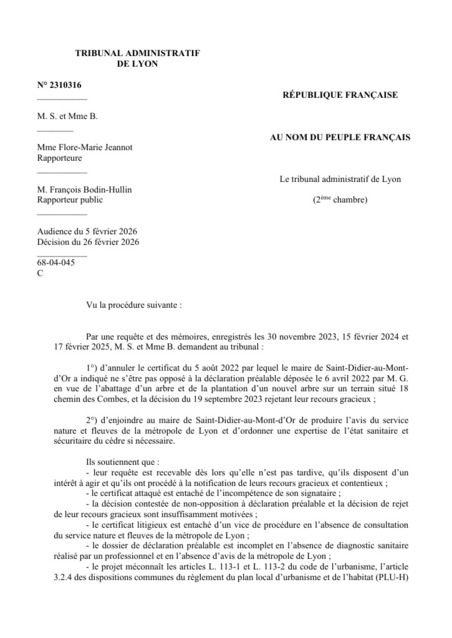 Espace bois&eacute; class&eacute; : des voisins emp&ecirc;chent l&rsquo;abattage d&rsquo;un arbre remarquable situ&eacute; sur une propri&eacute;t&eacute; priv&eacute;e | Veille juridique du CDG13 | Scoop.it