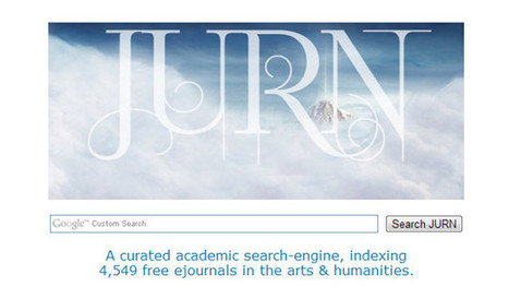 Using JURN to find open access journals in arts and humanities | CONNECTED! | Scoop.it
