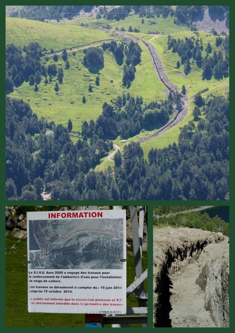 Travaux d'adduction d'eau entre Les Merlans et le lac de l'Oule | Vallées d'Aure & Louron - Pyrénées | Scoop.it