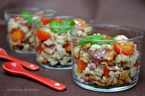 Verrines de crozets à la pancetta grillée et tomates cerise poêlées au miel | Hobby, LifeStyle and much more... (multilingual: EN, FR, DE) | Scoop.it