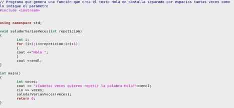 Las funciones en C++ | tecno4 | Scoop.it
