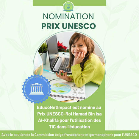 Sarah Descamps représente la belgique francophone et germanophone et l#umons auprès de l'#unesco dans un concours relatif aux liens entre le numérique et l'environnement. | Pédagogie & Technologie | Scoop.it