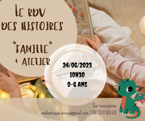 Les Rendez-vous des Histoires sur le thème de la famille à la médiathèque d'Arreau le 24 juin | Vallées d'Aure & Louron - Pyrénées | Scoop.it
