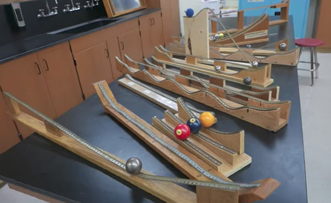 High school physics teacher shows his awesome home made marble tracks - BoingBoing | iPads, MakerEd and More  in Education | Scoop.it