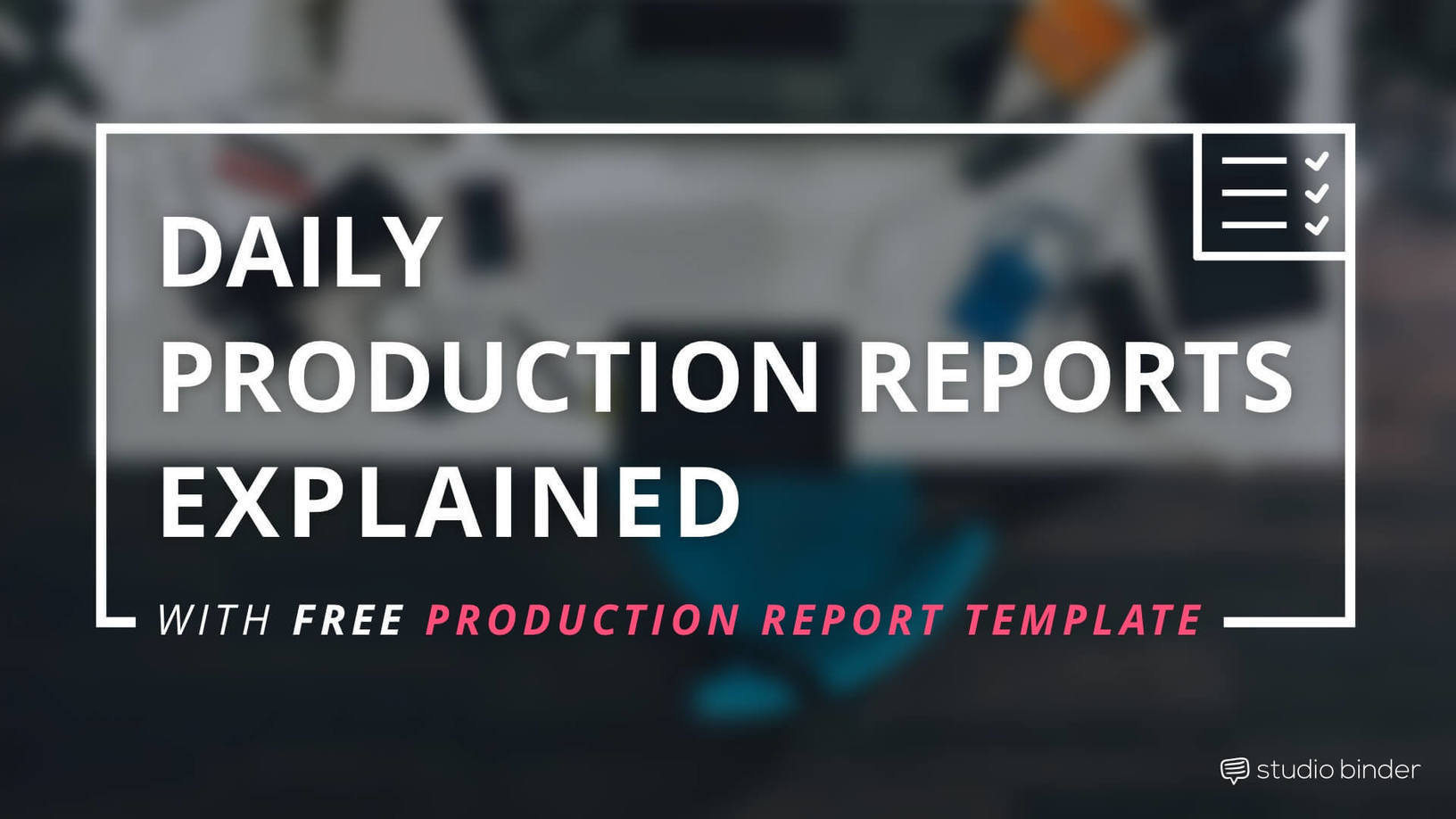 Daily Production Report Template