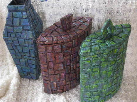 Cardboard Mosaic Containers Are Amazing! | 1001 Recycling Ideas ! | Scoop.it