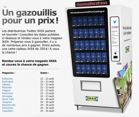 Ikea pousse ses followers à tweeter grâce à un distributeur de récompenses | L'Atelier : Accelerating Business | Social Marketing | Scoop.it