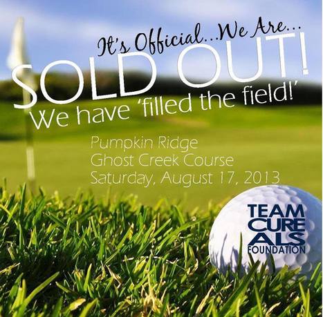 Did Someone say: "SOLD OUT"! You Betcha! #TEAMCureALS 7th Annual Golf Tourney | #ALS AWARENESS #LouGehrigsDisease #PARKINSONS | Scoop.it