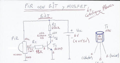 PIR con BJT y MOSFET | tecno4 | Scoop.it