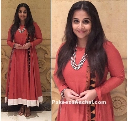 Vidya Balan Orange Salwar Suit by Natasha J, #ActressInOrangeDresses, #BollywoodActress, #BollywoodDesignerDresses, #BollywoodSalwarKameez, #CelebrityDresses, #CelebritySalwarKameez, #DesignerWear,... | Indian Fashion Updates | Scoop.it