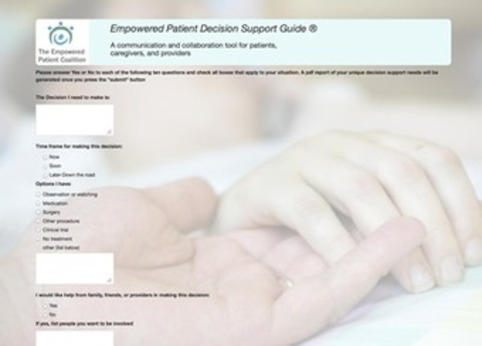The Empowered Patient Decision Support App | Patient Self Management | Scoop.it