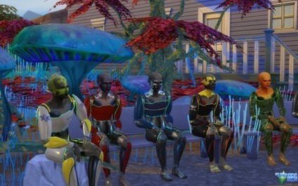 Tenues Aliens (Homme) << Tigerone35 sur l'UniverSims | Les Sims | Scoop.it