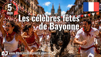 Les c&eacute;l&egrave;bres f&ecirc;tes de Bayonne - 5 minutes de fran&ccedil;ais | FLE C&Ocirc;T&Eacute; COURS | Scoop.it