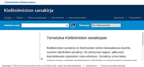 Miten haet rimmaavia sanoja Kielitoimiston sanakirjasta | Oppitori | 1Uutiset - Lukemisen tähden | Scoop.it