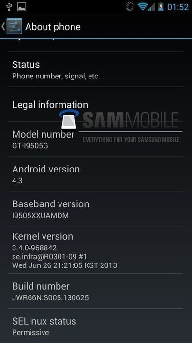 Android 4.3 on Samsung GALAXY S4 Google Play Edition surfaced | Mobile Technology | Scoop.it