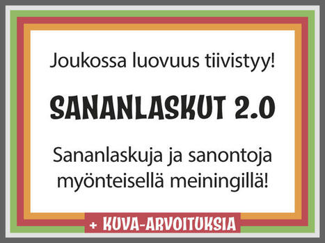 Sananlaskut 2.0 ovat my&ouml;nteisi&auml; ja kannustavia. | 1Uutiset - Lukemisen t&auml;hden | Scoop.it
