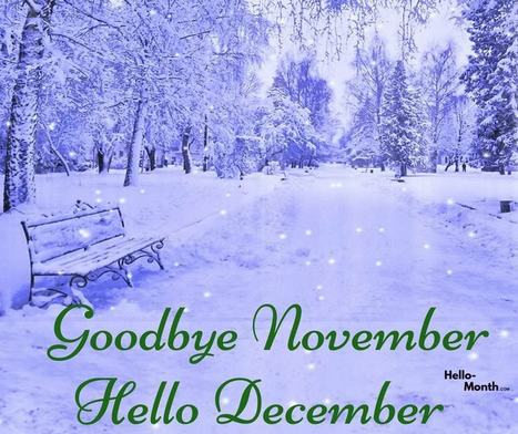 Hello December Goodbye November December 18