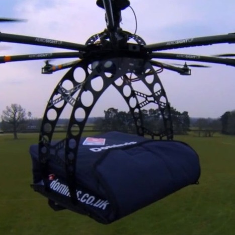 Domino's Uses a Drone to Deliver a Pizza | Communications Major | Scoop.it