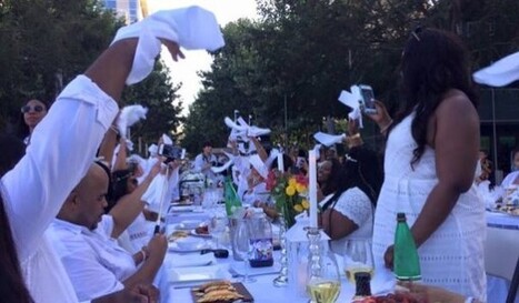 Succ&egrave;s pour le premier D&icirc;ner en Blanc de Houston - French Morning | French Authentic Texts | Scoop.it