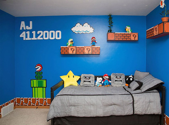 This Super Mario Themed Room All Geeks Sco