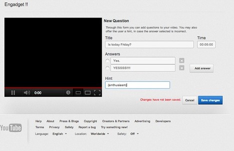 YouTube brings interactive quizzes to videos with Questions Editor beta | EdTech Tools | Scoop.it