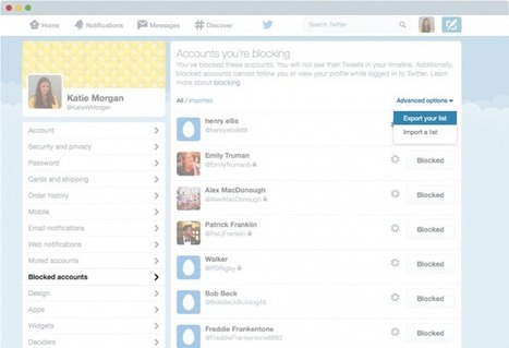 #Twitter now allows sharing of block lists to help make Twitter safer | Business Improvement and Social media | Scoop.it