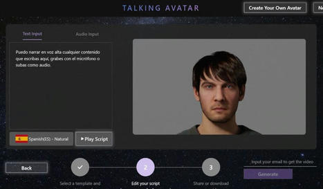 Talking Avatar: crea vídeos de avatares que hablarán lo que tu quieras | TIC & Educación | Scoop.it