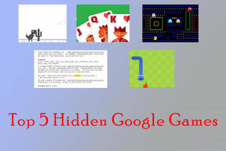 How to Pass the Time? Here are the Top 5 Hidden Google Games! | ED 262 Above and Beyond the Call | Scoop.it