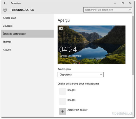Windows 10 - Personnalisez votre écran de verrouillage - Portail d'informatique | Boite à outils blog | Scoop.it