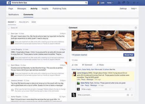 Facebook : 4 nouveautés pour la gestion des pages ! | Community Management | Scoop.it