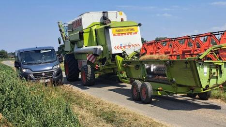 Les moissons approchent, patience et prudence sur les routes ! Deux agriculteurs de Lens ont expliqué le problème à la députée provinciale Aurore Goossens | Ecodéveloppement territorial | Scoop.it