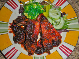 Shawna's Food and Recipe Blog: Korean Red Date and Chile BBQ Spare Ribs! Served with Neon Potato Salad and White Truffle Oil Chive Cucumber Salad | The Asian Food Gazette. | Scoop.it