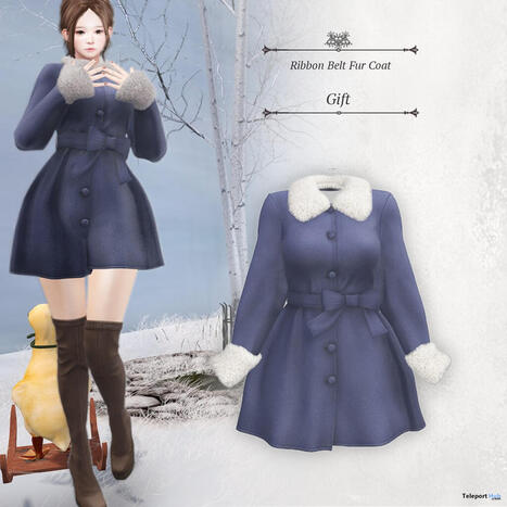 Ribbon Belt Fur Coat January 2026 Group Gift by S@BBiA | Teleport Hub - Second Life Freebies | Second Life Freebies | Scoop.it