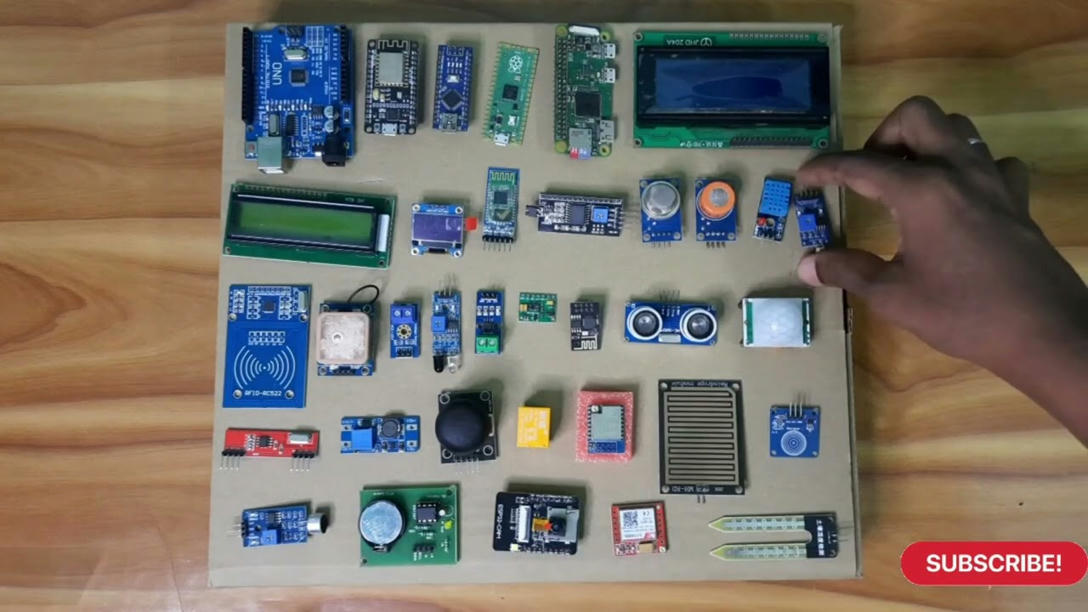Different types of Arduino Campatable sensors