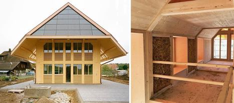 Une maison écologique isolée avec de la paille et dotée de batteries solaires en Suisse | Build Green, pour un habitat écologique | Scoop.it