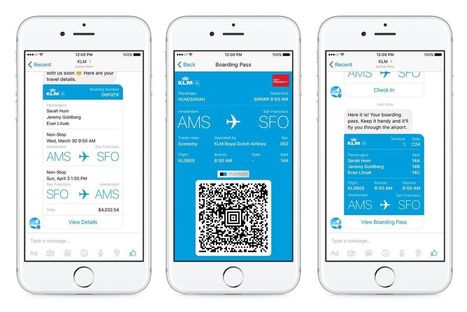 Facebook Messenger can now be your boarding pass on KLM flights | Peer2Politics | Scoop.it