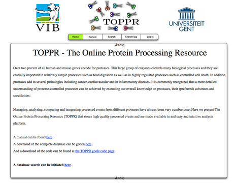 TOPPR home | bioinformatics-databases | Scoop.it