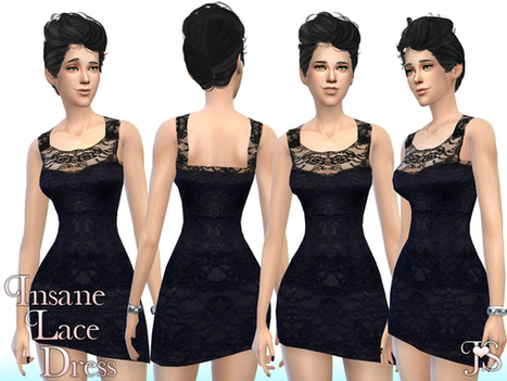 JavaSims' Insane Lace Dress (TSR) | Les Sims | Scoop.it