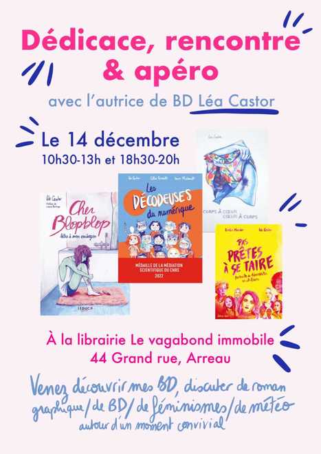 Léa Castor en dédicace jeudi 14 décembre au Vagabond Immobile, Arreau | Vallées d'Aure & Louron - Pyrénées | Scoop.it