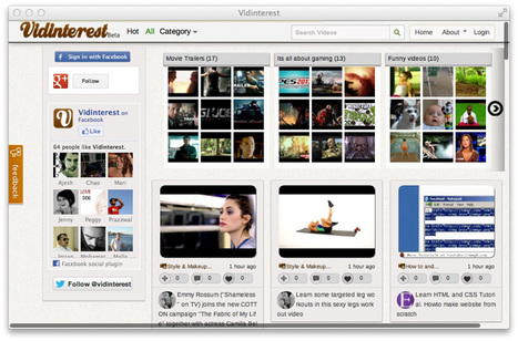 Vidinterest Is A Pinterest Site For Videos Only [+ MarketingHits Note] | Social Marketing Revolution | Scoop.it