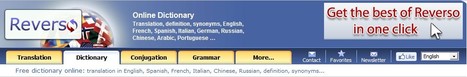 Free dictionary online: translation, definition, synonyms... | 21st Century Tools for Teaching-People and Learners | Scoop.it
