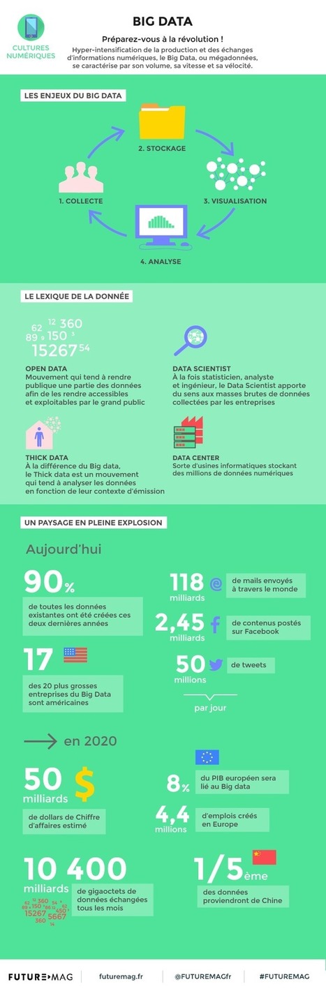 Une infographie pour expliquer le Big Data ( Préparez-vous à la révolution !) | E-Learning-Inclusivo (Mashup) | Scoop.it